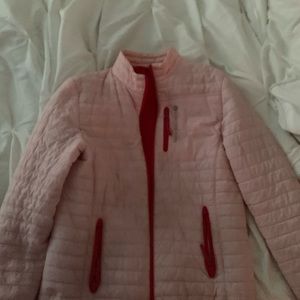 Vineyard vines pink jacket!